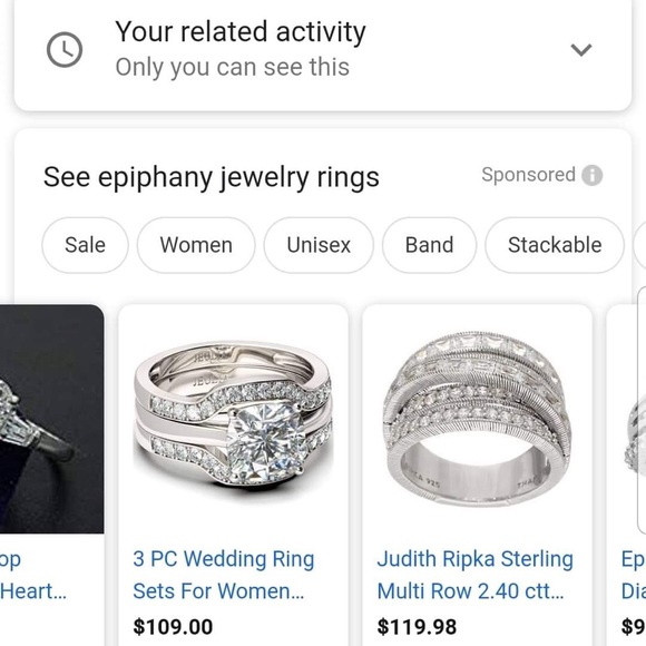 Qvc rings. CZ . Size 4 - Picture 10 of 10